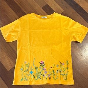 Zara Floral Short Sleeve Tee